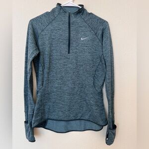 Nike Dri-Fit blue 1/4 zip